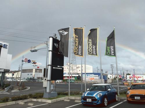 一瞬小雨が降ってからの・・・